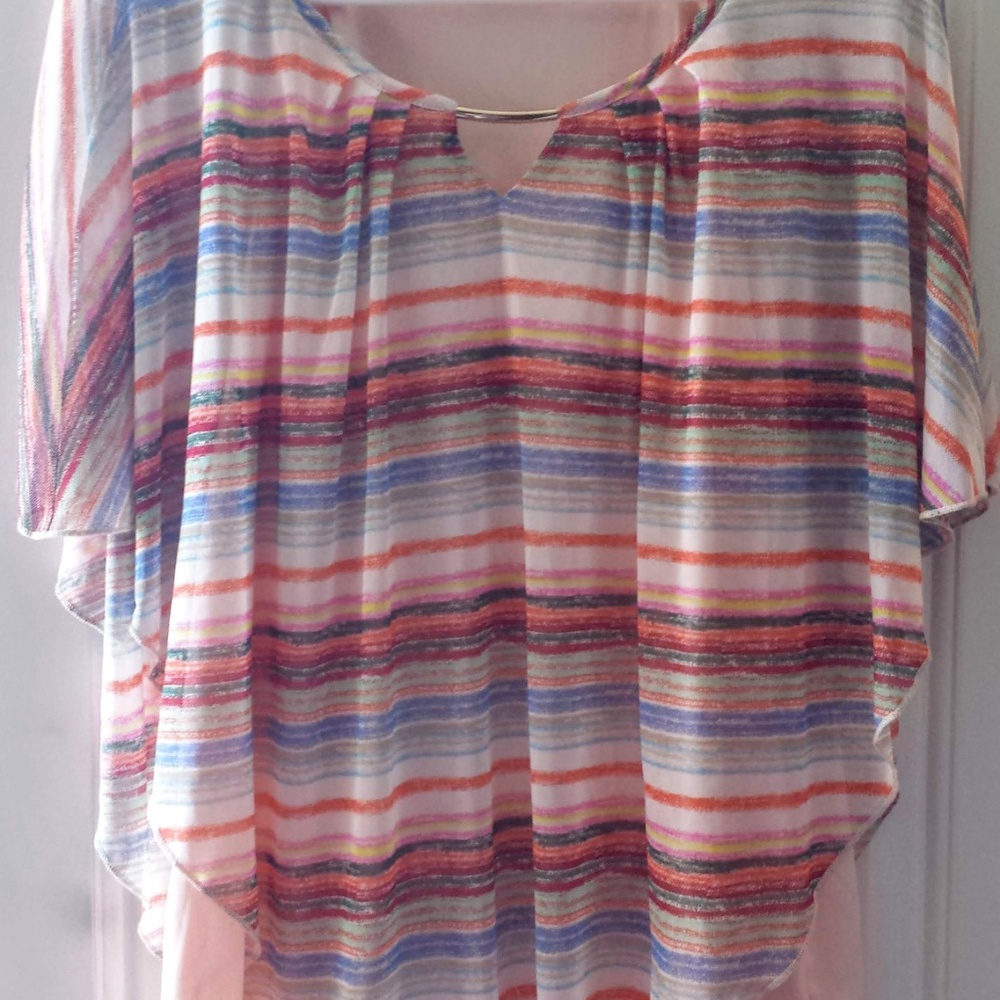 Adorable Flowy Sheer Top
